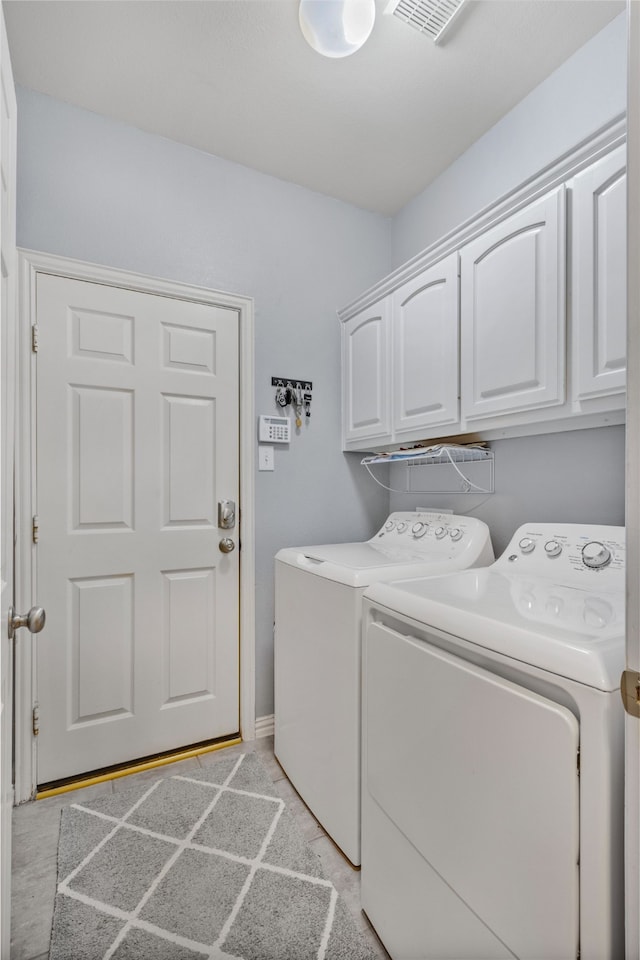 4009 Fairfax Ct, Flower Mound, TX 75028 - washroom with separate washer and dryer and cabinet space
