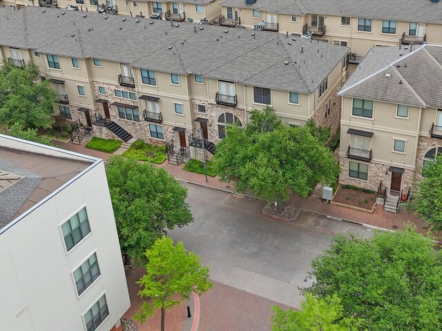 birds eye view of property featuring a residential view