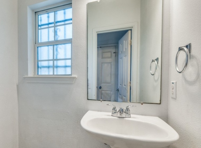 bathroom with a sink