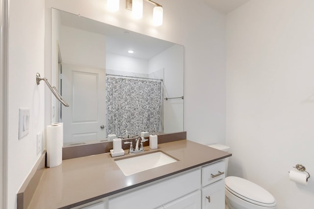 2812 Bluejack Rd, Mckinney, TX 75071 - bathroom featuring vanity and a shower with shower curtain