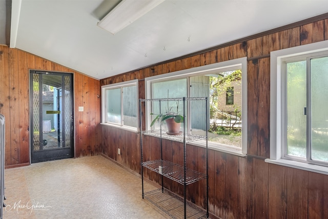 sunroom with a healthy amount of sunlight