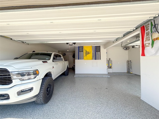 3810 Braxton Dr, Melissa, TX 75454 - garage with water heater and baseboards