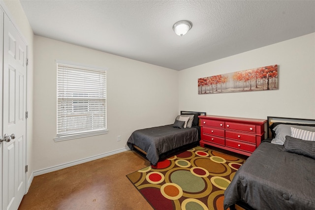 bedroom with baseboards