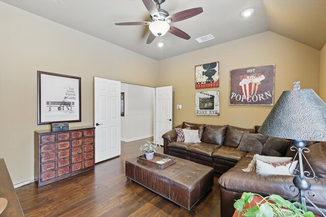 114 Deer Crossing Way, Azle, TX 76020 - bedroom with carpet floors, vaulted ceiling, and a ceiling fan