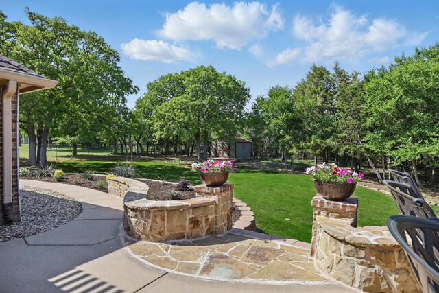 114 Deer Crossing Way, Azle, TX 76020 - property entrance with stone siding and covered porch