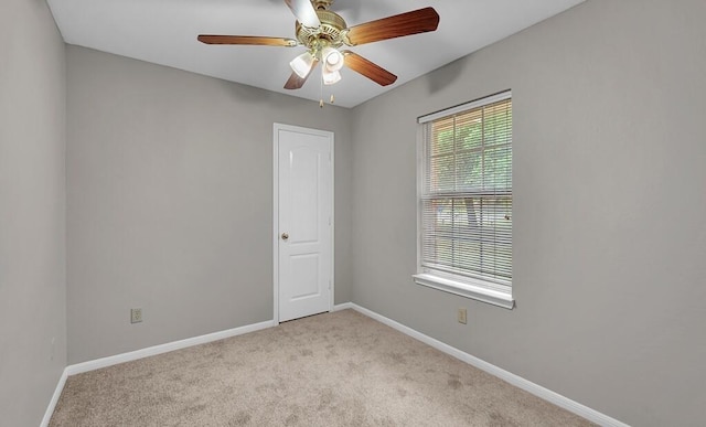 2618 S 2nd St, Waco, TX 76706 - carpeted empty room featuring a ceiling fan and baseboards