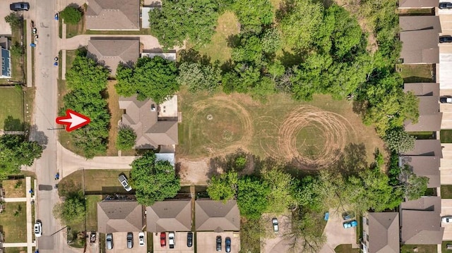 2618 S 2nd St, Waco, TX 76706 - birds eye view of property featuring a residential view