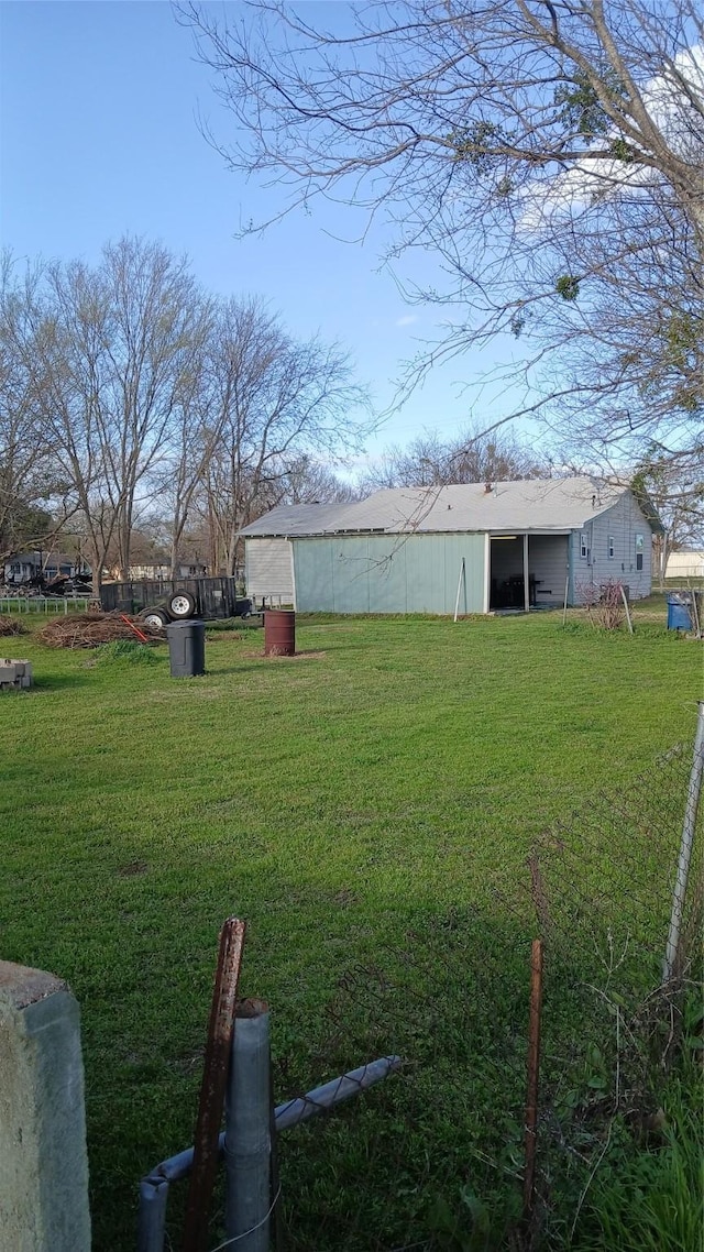 view of yard