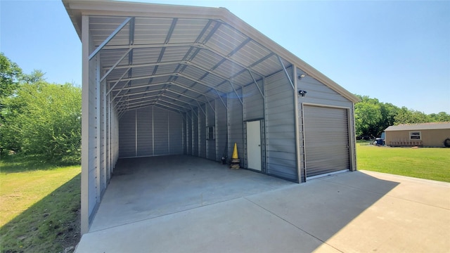 view of outdoor structure