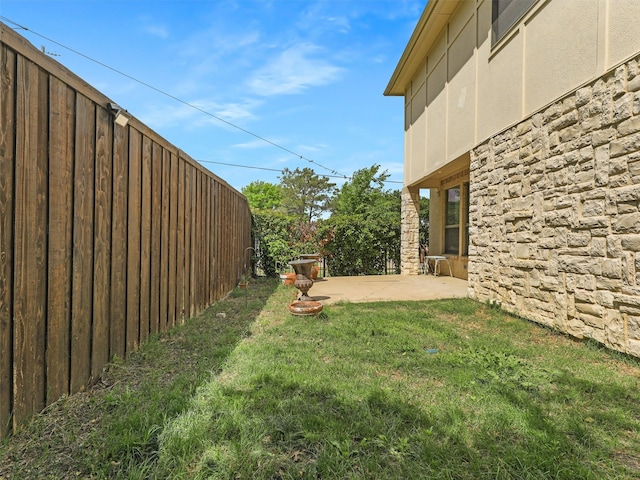 2500 Fountain Cv, Carrollton, TX 75006 - view of yard with fence and a patio area
