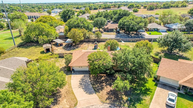 106 Guinevere Ct, Weatherford, TX 76086 - drone / aerial view with a residential view
