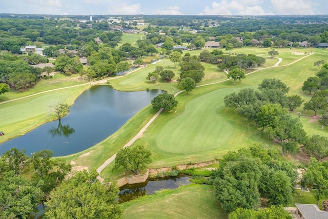 5008 Santa Elena Ct, Granbury, TX 76049 - birds eye view of property with view of golf course and a water view