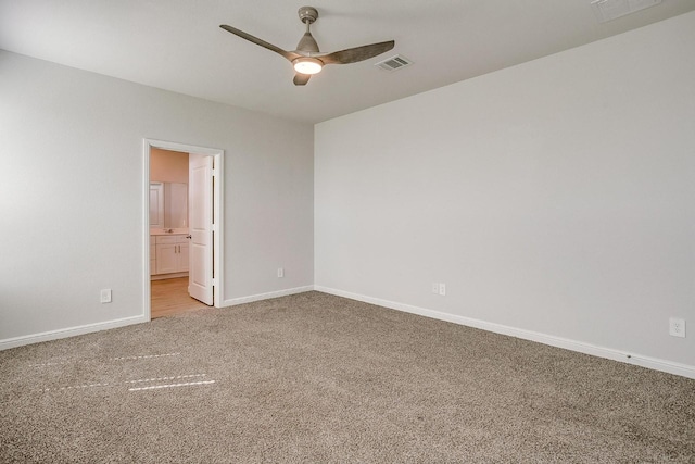 9625 Catclaw Ter, Fort Worth, TX 76036 - carpeted spare room with ceiling fan and baseboards