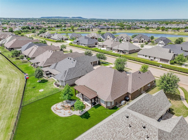 1601 Harbor Lakes Dr, Granbury, TX 76048 - aerial view of residential area with a large body of water