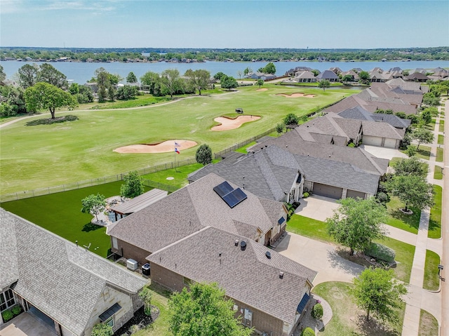 1601 Harbor Lakes Dr, Granbury, TX 76048 - aerial perspective of suburban area with a local golf course and a large body of water