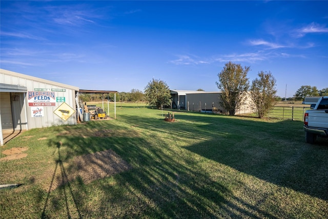 view of yard