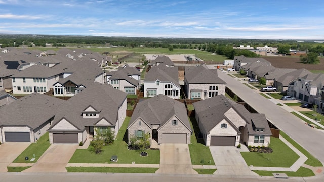 bird's eye view featuring a residential view