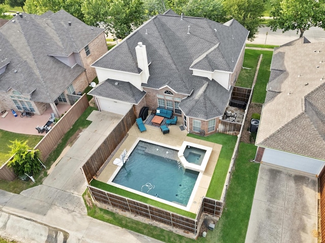1803 Timber Ridge Dr, Frisco, TX 75036 - view of subject property with a pool