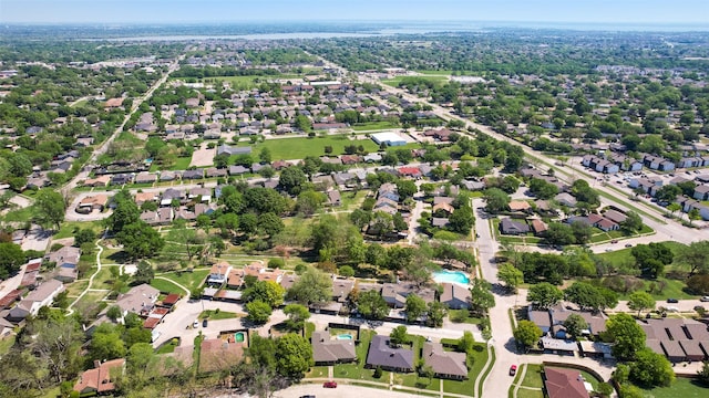 birds eye view of property featuring a residential view