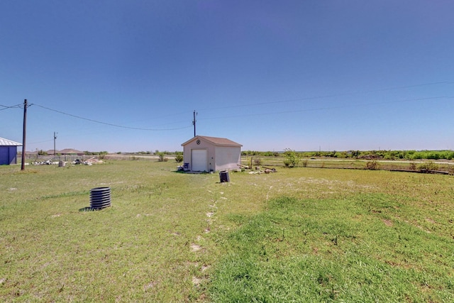 231 Dove Hill Ln, Weatherford, TX 76088 - view of yard with an outdoor structure and a shed