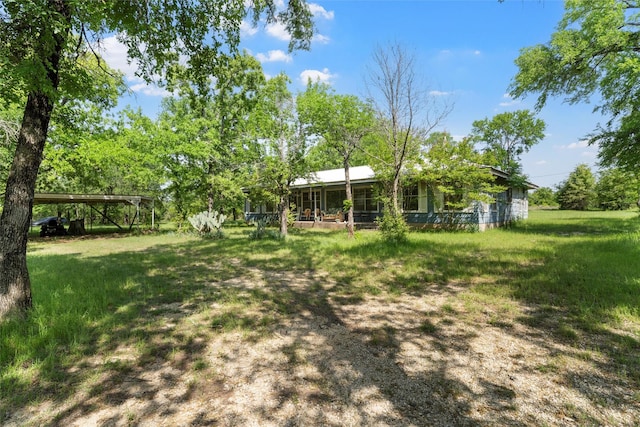 view of yard