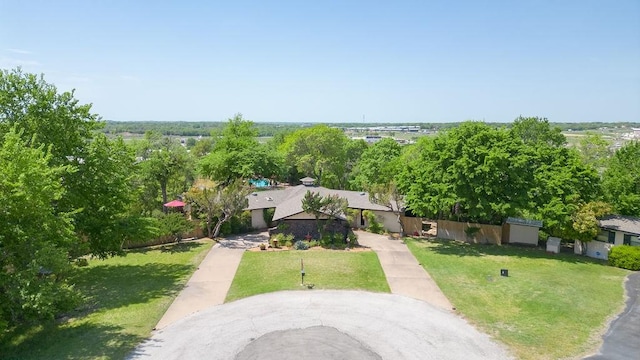 drone / aerial view