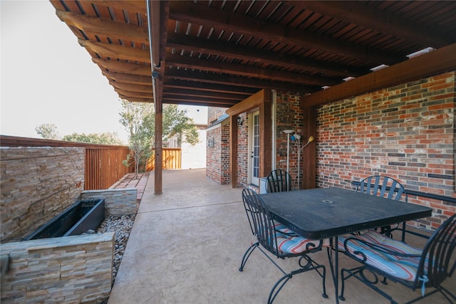 2905 White Dove Dr, Plano, TX 75093 - view of patio / terrace featuring outdoor dining space
