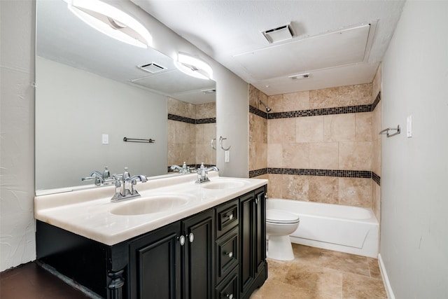 4430 Chapman St, The Colony, TX 75056 - bathroom with a sink and visible vents