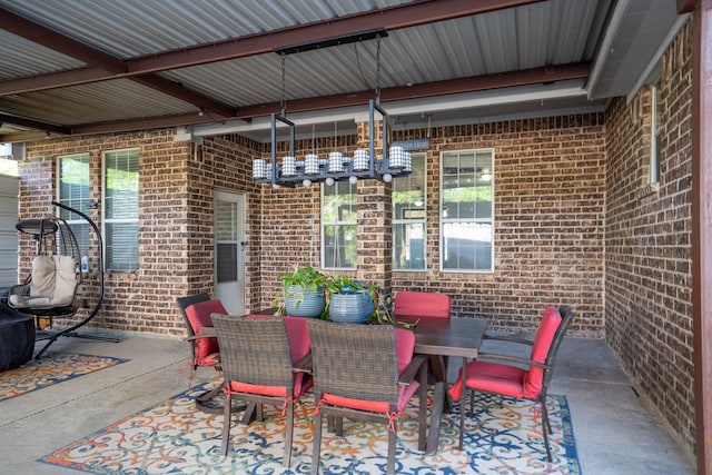 view of patio / terrace with outdoor dining space