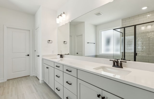 3470 Marginal Dr, Mckinney, TX 75071 - full bath featuring a shower stall and double vanity