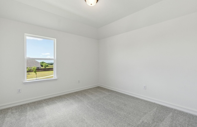3470 Marginal Dr, Mckinney, TX 75071 - carpeted empty room with baseboards and lofted ceiling