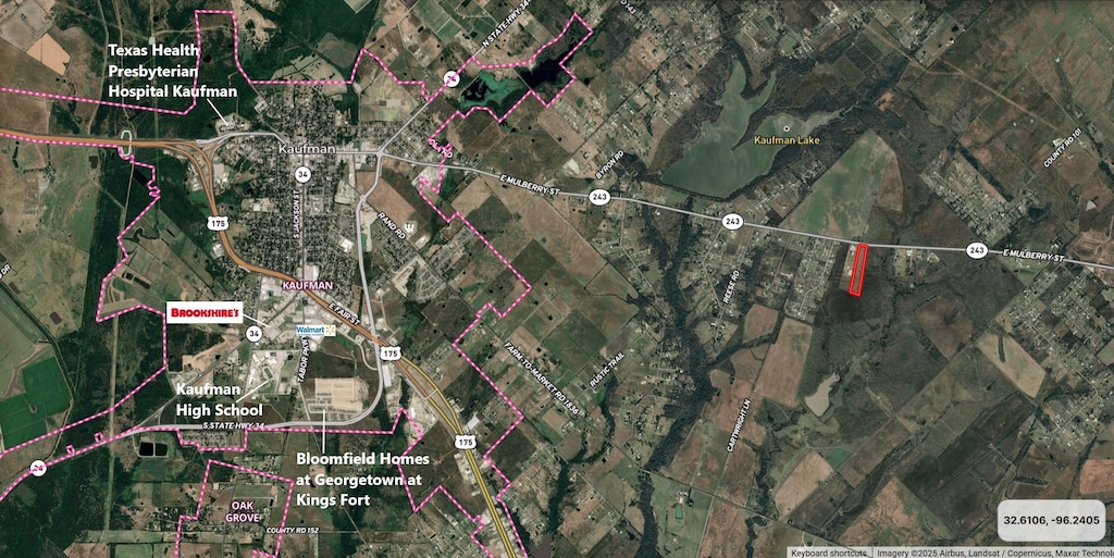 CO Highway 243 W, Kaufman, TX 75142