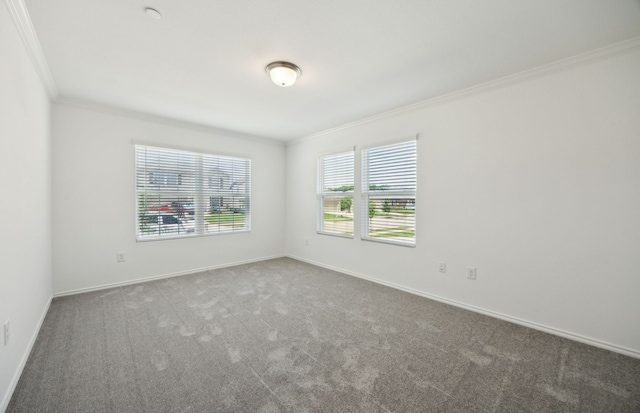 7108 Pederson Creek Way, Denton, TX 76208 - carpeted spare room featuring ornamental molding and baseboards