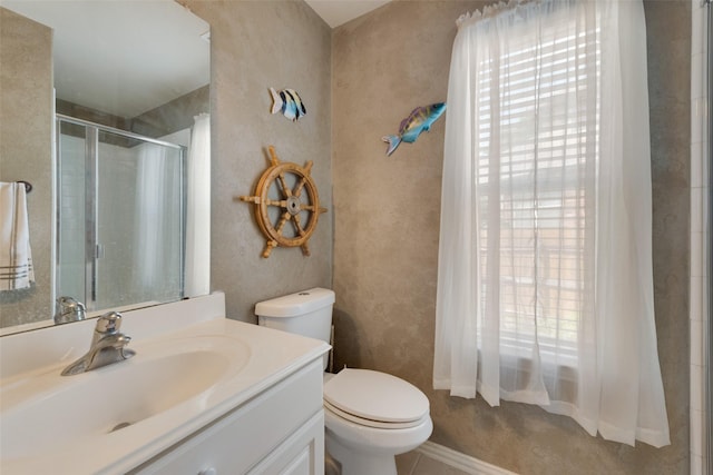 113 Bob White Ct, Rockwall, TX 75087 - full bath with a shower stall, toilet, and vanity