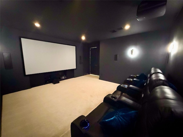 4011 Woodbine Ln, Prosper, TX 75078 - carpeted cinema featuring recessed lighting and visible vents