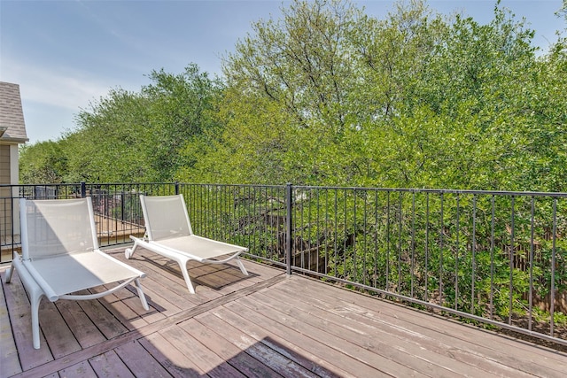 4523 W University Blvd, Dallas, TX 75209 - view of wooden deck