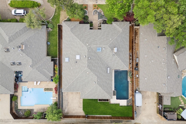 5724 Still Forest Dr, Dallas, TX 75252 - bird's eye view of a pool area