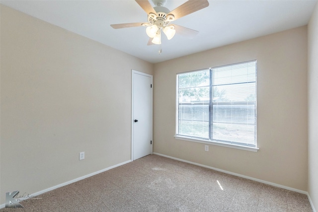 3833 Dana Ct, Abilene, TX 79606 - unfurnished bedroom featuring a ceiling fan, baseboards, visible vents, and carpet