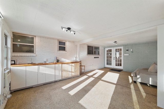 view of patio / terrace featuring french doors
