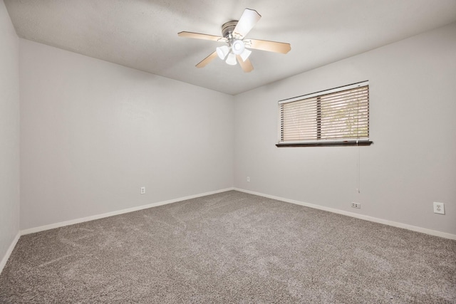 6606 Greenfield Dr, Arlington, TX 76016 - carpeted spare room with a ceiling fan and baseboards