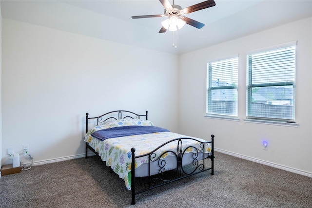 2712 Cain Dr, Anna, TX 75409 - carpeted bedroom featuring a ceiling fan and baseboards
