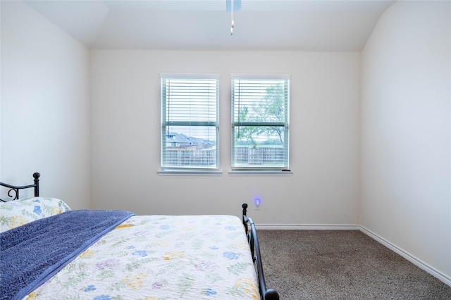 2712 Cain Dr, Anna, TX 75409 - bedroom with carpet floors, lofted ceiling, and baseboards