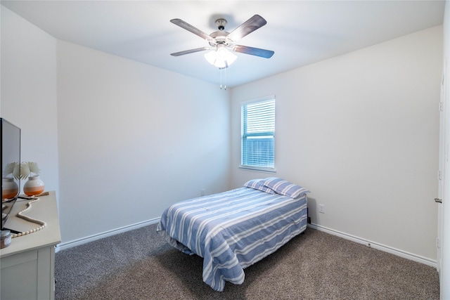 2712 Cain Dr, Anna, TX 75409 - bedroom featuring ceiling fan, baseboards, and carpet flooring