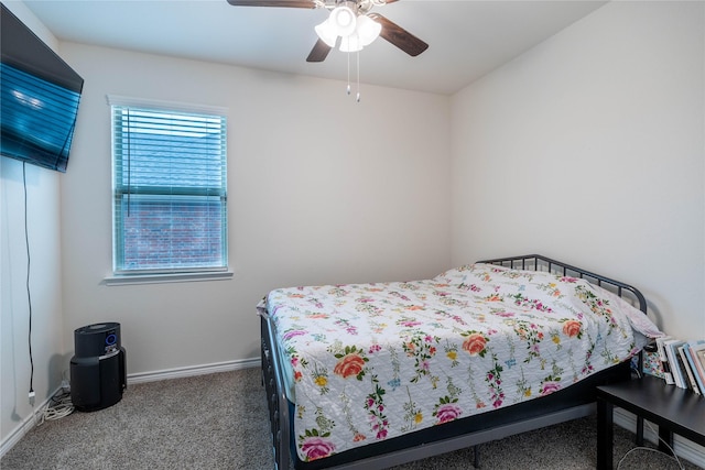 2712 Cain Dr, Anna, TX 75409 - bedroom featuring carpet floors, a ceiling fan, and baseboards
