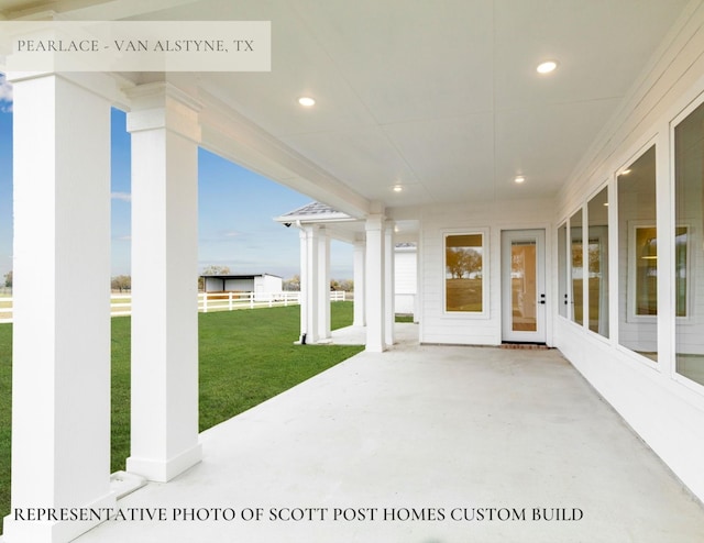 TBDLOT2 Jolene Ct, Van Alstyne, TX 75495 - view of patio featuring fence