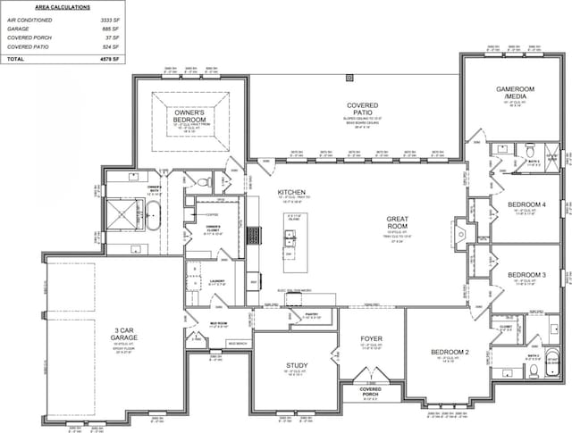 TBDLOT2 Jolene Ct, Van Alstyne, TX 75495 - floor plan
