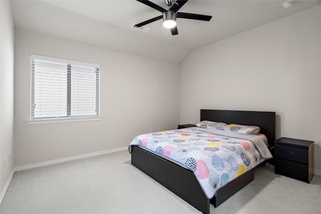 7305 Caladium Dr, Mckinney, TX 75070 - bedroom featuring carpet, baseboards, a ceiling fan, and vaulted ceiling