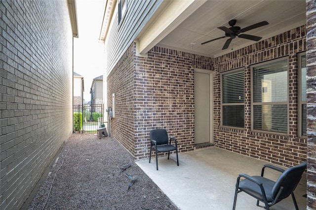 7305 Caladium Dr, Mckinney, TX 75070 - view of patio with a ceiling fan