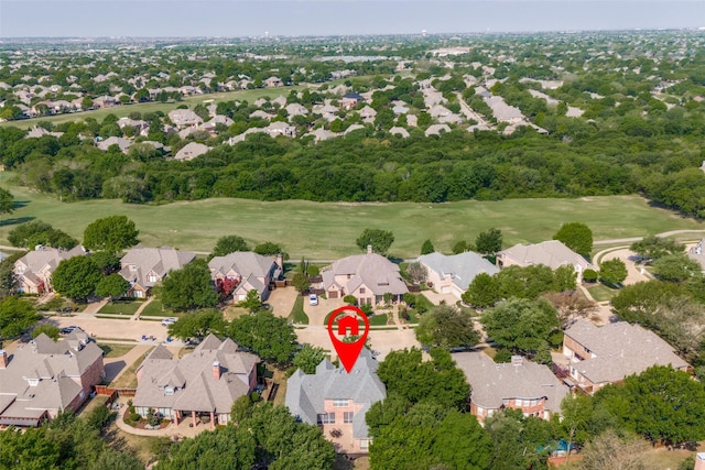 1809 Cotton Mill Dr, Mckinney, TX 75072 - drone / aerial view with a residential view and golf course view