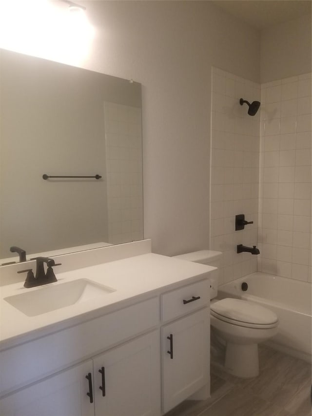 1525 Wild Indigo Dr, Mansfield, TX 76063 - full bathroom featuring toilet, shower / bathtub combination, and vanity